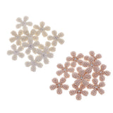 Maxbell Alloy Daisy Pearl Hair Decoration Bridal Women Wedding Party Decor Gold