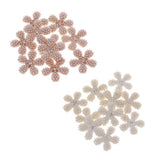 Maxbell Alloy Daisy Pearl Hair Decoration Bridal Women Wedding Party Decor Gold