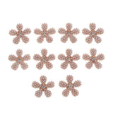 Maxbell Alloy Daisy Pearl Hair Decoration Bridal Women Wedding Party Decor Gold