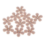 Maxbell Alloy Daisy Pearl Hair Decoration Bridal Women Wedding Party Decor Gold