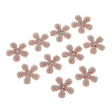 Maxbell Alloy Daisy Pearl Hair Decoration Bridal Women Wedding Party Decor Gold