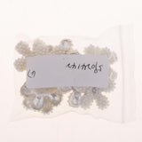 Maxbell Alloy Daisy Pearl Hair Decoration Bridal Women Wedding Party Decor Silver
