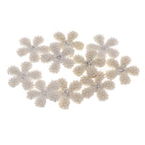 Maxbell Alloy Daisy Pearl Hair Decoration Bridal Women Wedding Party Decor Silver