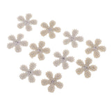 Maxbell Alloy Daisy Pearl Hair Decoration Bridal Women Wedding Party Decor Silver