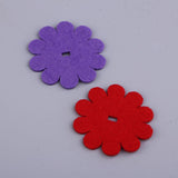 Maxbell DIY Craft Iron Wire Button Felt Bouquet Kit Make 40 Flowers Eggshell-Jasmine