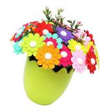 Maxbell DIY Craft Iron Wire Button Felt Bouquet Kit Make 40 Flowers Eggshell-Jasmine