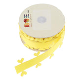 Maxbell 2 Yards Self Adhesive Ribbon Decorative Craft Yellow