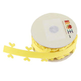 Maxbell 2 Yards Self Adhesive Ribbon Decorative Craft Yellow