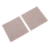 Maxbell 2x Square Felt Pad Chair Pads Furniture Laminate Wood Floor Protectors 85mm