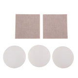 Maxbell 2x Square Felt Pad Chair Pads Furniture Laminate Wood Floor Protectors 85mm