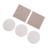 Maxbell 2x Square Felt Pad Chair Pads Furniture Laminate Wood Floor Protectors 85mm