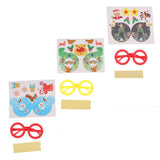 Maxbell Cartoon Glasses Decoration for Kids Novelty Costume Party Supplies Kit B090