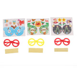 Maxbell Cartoon Glasses Decoration for Kids Novelty Costume Party Supplies Kit B090