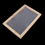 Maxbell Wooden Paper Making Mould Frame Screen for DIY Paper Handcraft 25x34cm