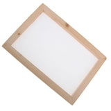 Maxbell Wooden Paper Making Mould Frame Screen for DIY Paper Handcraft 30x40cm