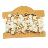 Maxbell Frosted Beads Chain for Wedding Backdrop,Beaded Curation, Bridal Bouquet
