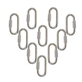 Maxbell 10pcs Lock Carabiner Fastener Hook Outdoor Sport Climbing Hiking Tools