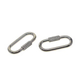 Maxbell 10pcs Lock Carabiner Fastener Hook Outdoor Sport Climbing Hiking Tools