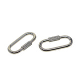 Maxbell 10pcs Lock Carabiner Fastener Hook Outdoor Sport Climbing Hiking Tools