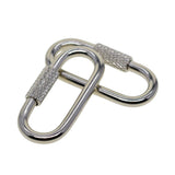 Maxbell 10pcs Lock Carabiner Fastener Hook Outdoor Sport Climbing Hiking Tools