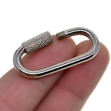 Maxbell 10pcs Lock Carabiner Fastener Hook Outdoor Sport Climbing Hiking Tools