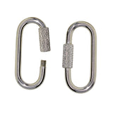 Maxbell 10pcs Lock Carabiner Fastener Hook Outdoor Sport Climbing Hiking Tools