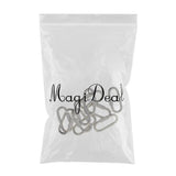 Maxbell 10pcs Lock Carabiner Fastener Hook Outdoor Sport Climbing Hiking Tools