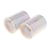 Maxbell Set of 2 Rolls Paper Tape self adhesive paper stickers scrapbooking tape B