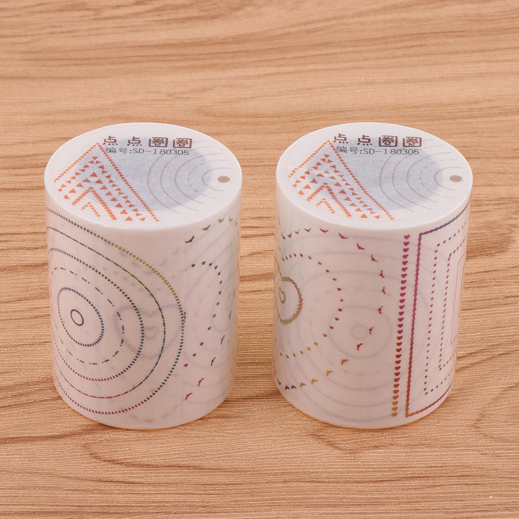 Maxbell Set of 2 Rolls Paper Tape self adhesive paper stickers scrapbooking tape B