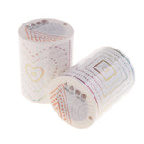 Maxbell Set of 2 Rolls Paper Tape self adhesive paper stickers scrapbooking tape B