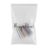 Max 24 Colors 0.5mm Color Glitter Ink Gel Pen Refills Ofice Stationery Supplies