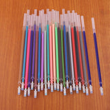 Max 24 Colors 0.5mm Color Glitter Ink Gel Pen Refills Ofice Stationery Supplies