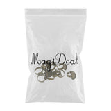 Maxbell 10Pieces Adjustable Ring Base Blanks Ring Findings for 18x13mm Oval Cabochon