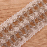 Maxbell 10 Meters Natural Rustic Jute Burlap Hessian Ribbon for Wedding 4cm Wide