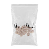 Maxbell 20pcs beech wood octagonal beads Loose Spacer Beads for Jewelry Making 20mm