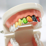 Maxbell Non-toxic Colored Tooth Paints Pigment Fancy Party Cosplay Halloween White