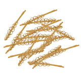 Max Fashion Metal Flower Piece Hairpin Hair Accessories Golden