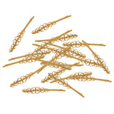 Max Fashion Metal Flower Piece Hairpin Hair Accessories Golden