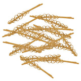 Max Fashion Metal Flower Piece Hairpin Hair Accessories Golden