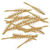 Max Fashion Metal Flower Piece Hairpin Hair Accessories Golden