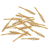 Max Fashion Metal Flower Piece Hairpin Hair Accessories Golden