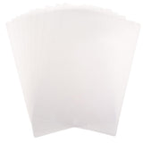Max 10Pcs Transparent L-Type Plastic File Bag Paper Protector Sleeves 310x220mm