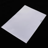 Max 10Pcs Transparent L-Type Plastic File Bag Paper Protector Sleeves 310x220mm