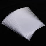 Max 10Pcs Transparent L-Type Plastic File Bag Paper Protector Sleeves 310x220mm