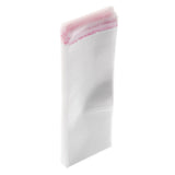Maxbell 100x Clear Plastic Flat Cellophane Bag Adhesive for Food Candy 8.5 x 2.4inch