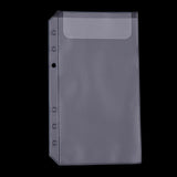 Maxbell 10 Binder Pocket A6 6-Ring Document  Notebook Binder Loose Leaf Bags Single