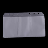 Maxbell 10 Binder Pocket A6 6-Ring Document  Notebook Binder Loose Leaf Bags Three