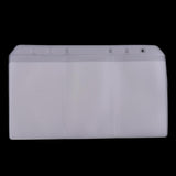 Maxbell 10 Binder Pocket A6 6-Ring Document  Notebook Binder Loose Leaf Bags Three