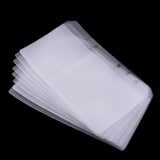 Maxbell 10 Binder Pocket A6 6-Ring Document  Notebook Binder Loose Leaf Bags Three