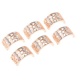 Max Semi-arch alloy decorative buckle pearl arch